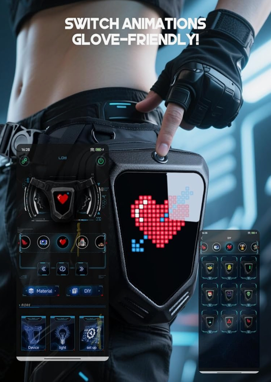 pixlii-pulse-led-beintasche-leg-bag-motorrad-motorcycle-waistbag-girl-knopf