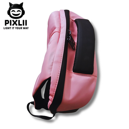 pixlii-led-HD-backpack-motorrad-rucksack-motorcycle-hohequalitat-highqualidy-waterproof-wasserdicht-t3hd-rosa-pink-oben-details-spectra