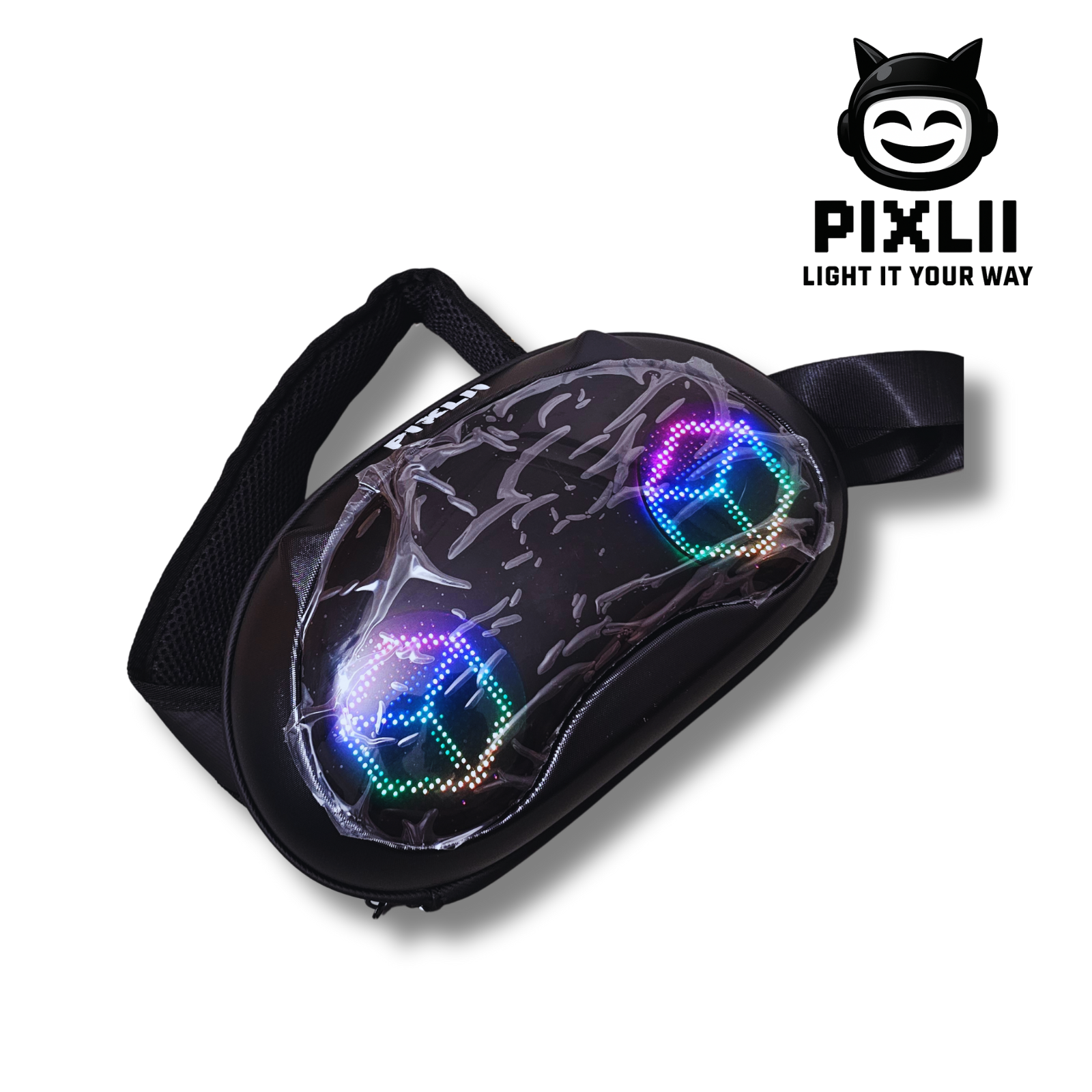 pixlii-led-cool-backpack-waistbag-gurteltasche-motorrad-rucksack-motorcycle-waterproof-wasserdicht-catshadow-2