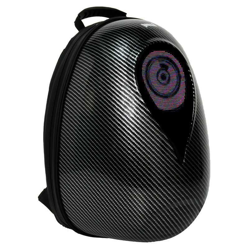 pixlii-led-motorrad-rucksack-aura-frauen-carbon-front_left