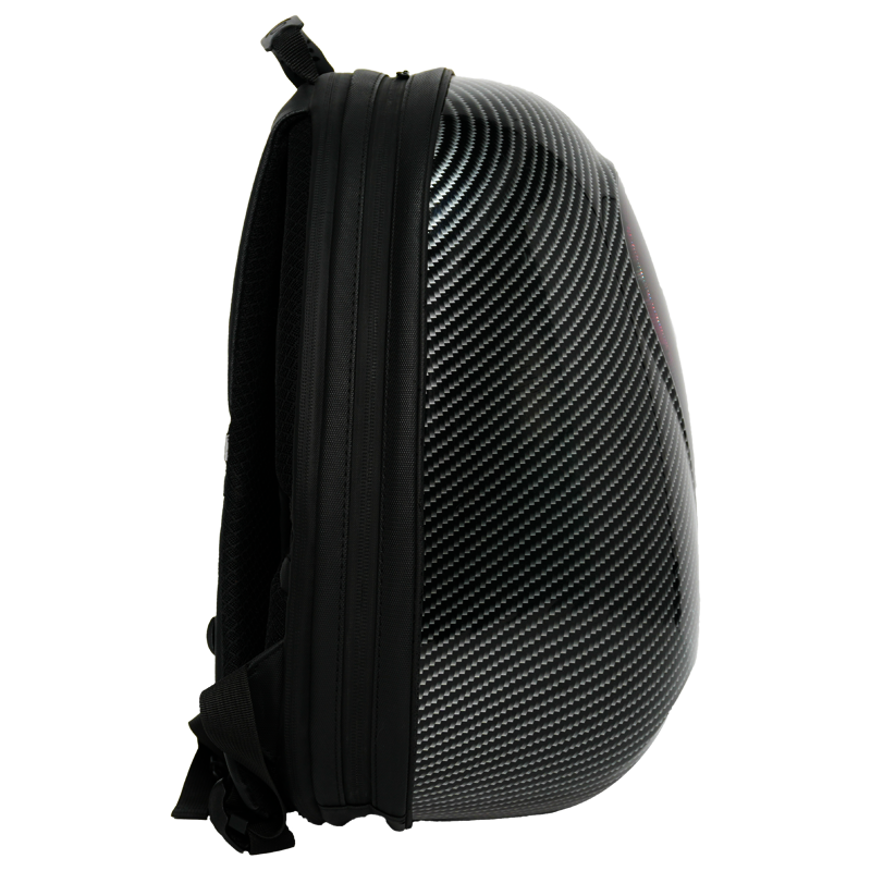 pixlii-led-motorrad-rucksack-aura-frauen-carbon-left