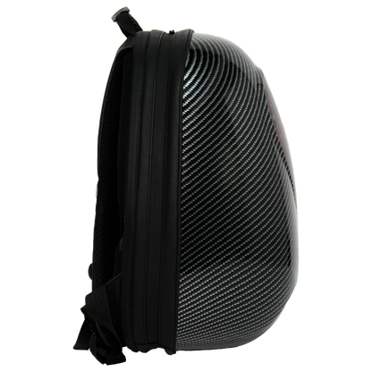 pixlii-led-motorrad-rucksack-aura-frauen-carbon-left