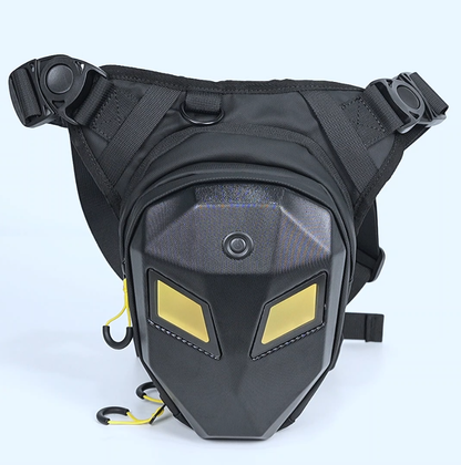 pixlii-led-smart-beintasche-apex-core-motorrad-bike-oberschenkel-tasche-gelbe-augen
